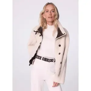 Mint Velvet Brown Reversible Aviator Jacket